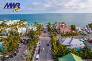 Featured image for Key West MWR Tickets, showing an aerial view of Key West