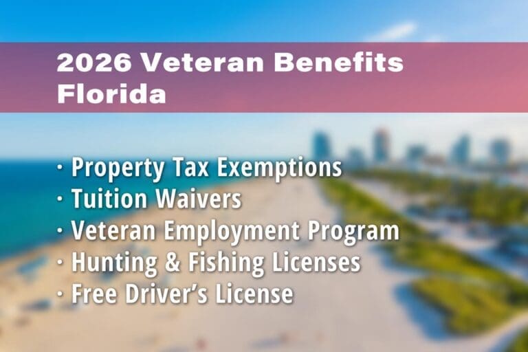 Featured image for Florida Veteran benefits: Florida Property Tax Exemption for Veterans, Tuition Waivers, Veteran Employment Program, Florida Hunting License & Fishing License and Free Florida Driver's License for Veterans