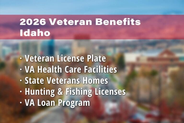 Featured image for Idaho Veteran benefits: Idaho Veteran License Plate, VA Health Care Facilities (e.g. Boise VA Medical Center), Idaho State Veterans Home, Idaho Disabled Veteran Fishing License, Idaho Non Resident Disabled Veteran Hunting License and Idaho VA Loans